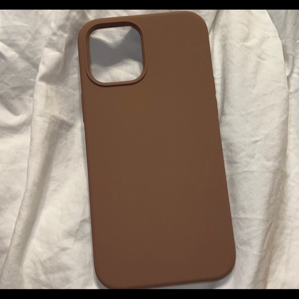 Brown iPhone 12 Pro Max phone case